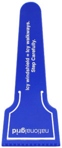 Promotional Ice Scrapers: 9 inch ABS Deluxe Dual Blade Scrapers